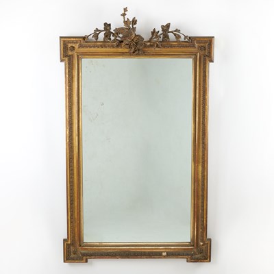 Lot 260 - Louis XVI Style Giltwood Mirror
