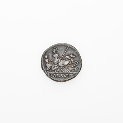 Lot 20 - L. Farsuleius Mensor. c. 75 B.C.E. AR Denarius (3.92g, 18mm).