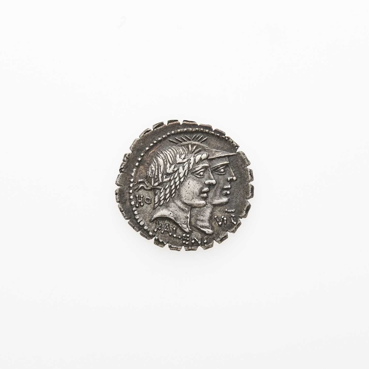 Lot 22 - Q. Fufius Calenus and Mucius Cordus. c. 70 B.C.E. AR Denarius (3.74g, 20mm).