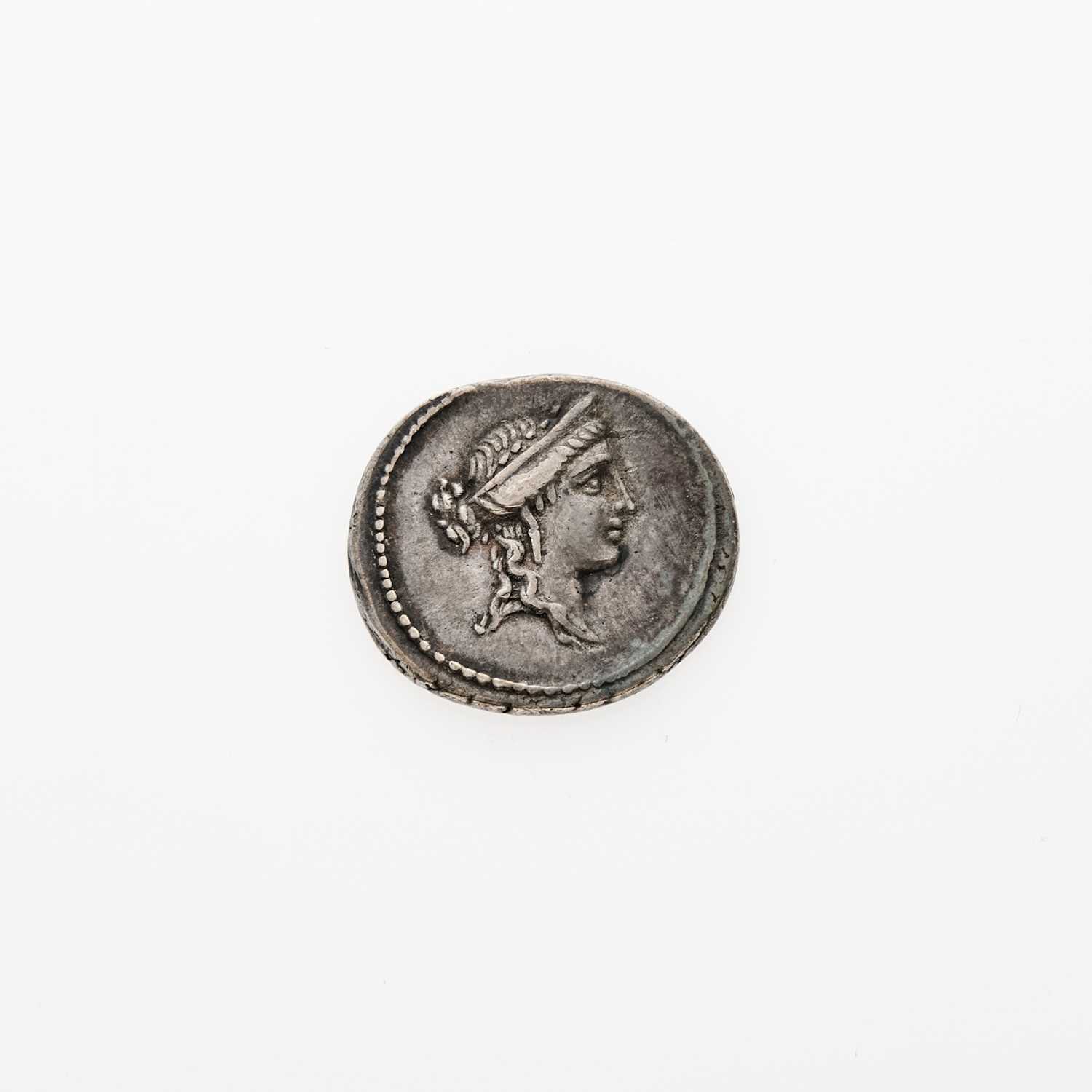 Lot 32 - M. Aemilius Lepidus. c. 61 B.C.E. AR Denarius (3.80, 19mm).