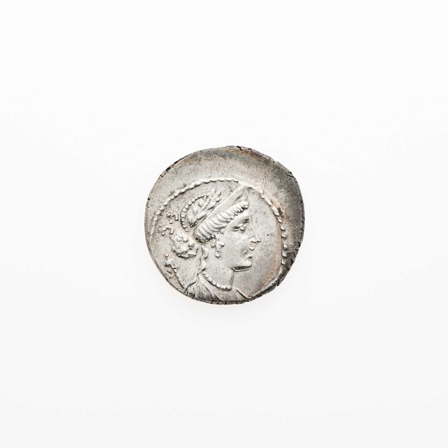 Lot 34 - Faustus Cornelius Sulla. c. 56 B.C.E. AR Denarius (3.84g, 20mm).