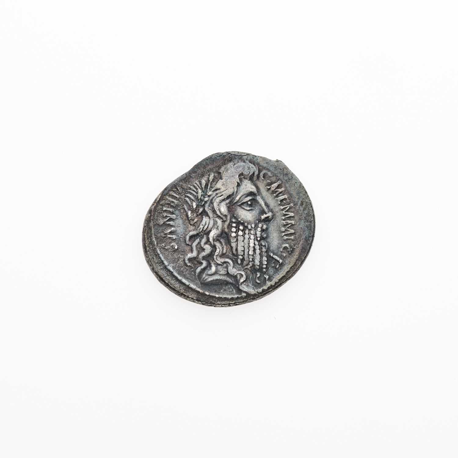 Lot 36 - C. Memmius. c. 56 B.C.E. AR Denarius (3.88g, 20 mm).