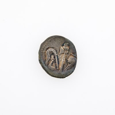 Lot 42 - Julius Caesar. c. 49-48 B.C.E. AR Denarius (3.84g, 19mm).