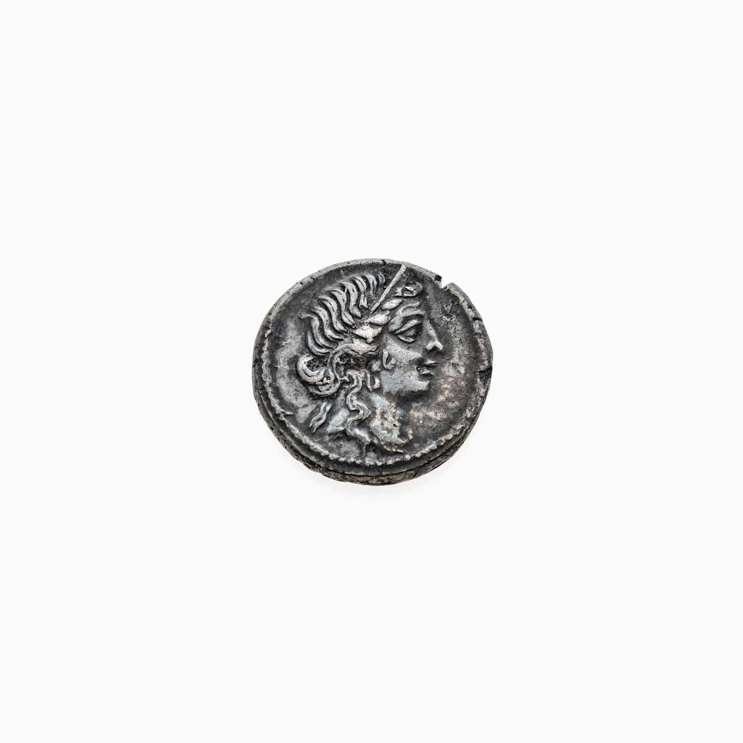 Lot 47 - Julius Caesar. c. 47-46 B.C.E. AR Denarius (3.87g, 17mm).
