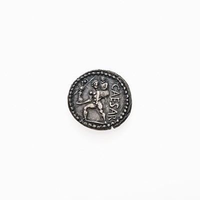Lot 47 - Julius Caesar. c. 47-46 B.C.E. AR Denarius (3.87g, 17mm).