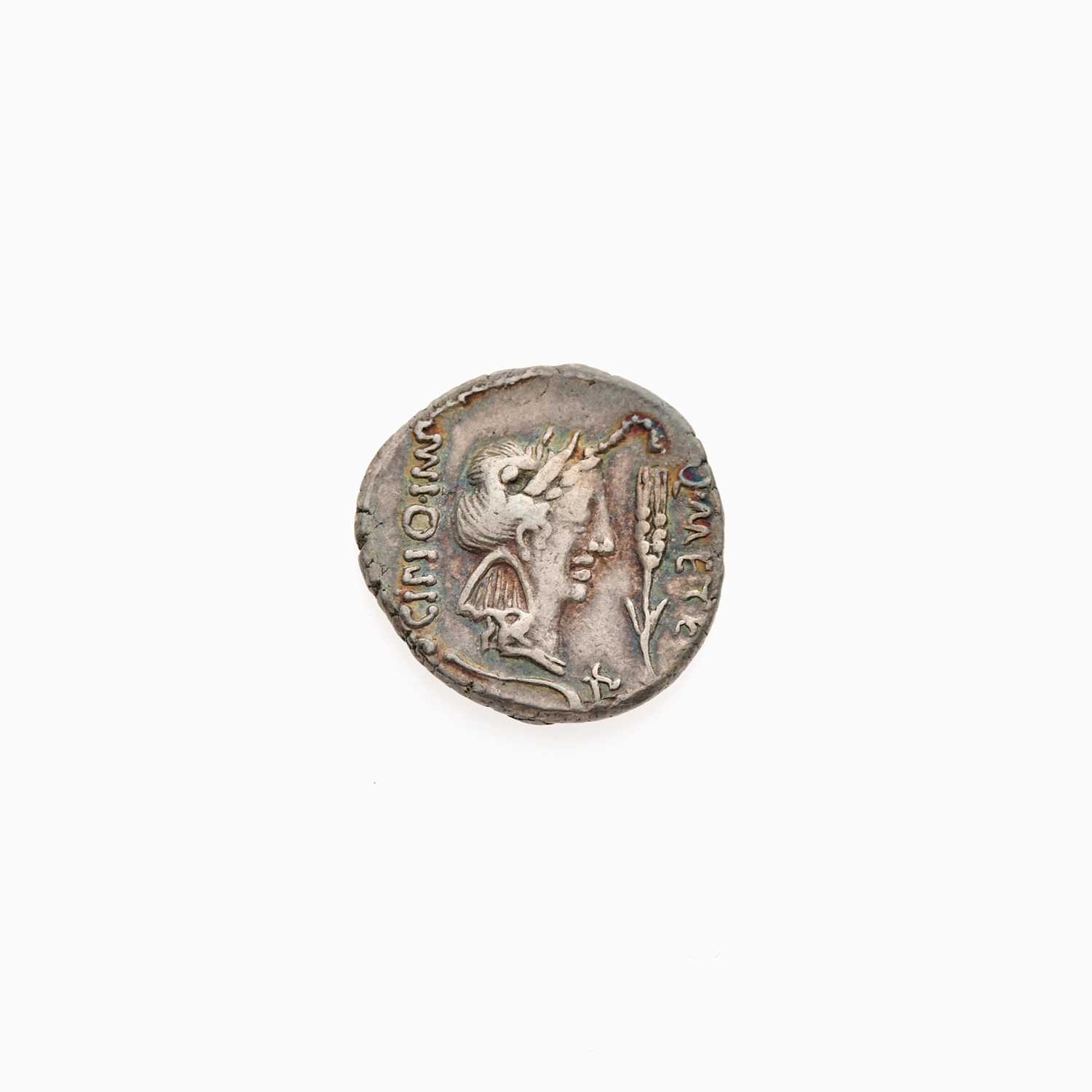 Lot 48 - Q. Caecilius Metellus Pius Scipio, Imperator. c. 47-46 B.C.E. AR Denarius (3.87g, 18mm).