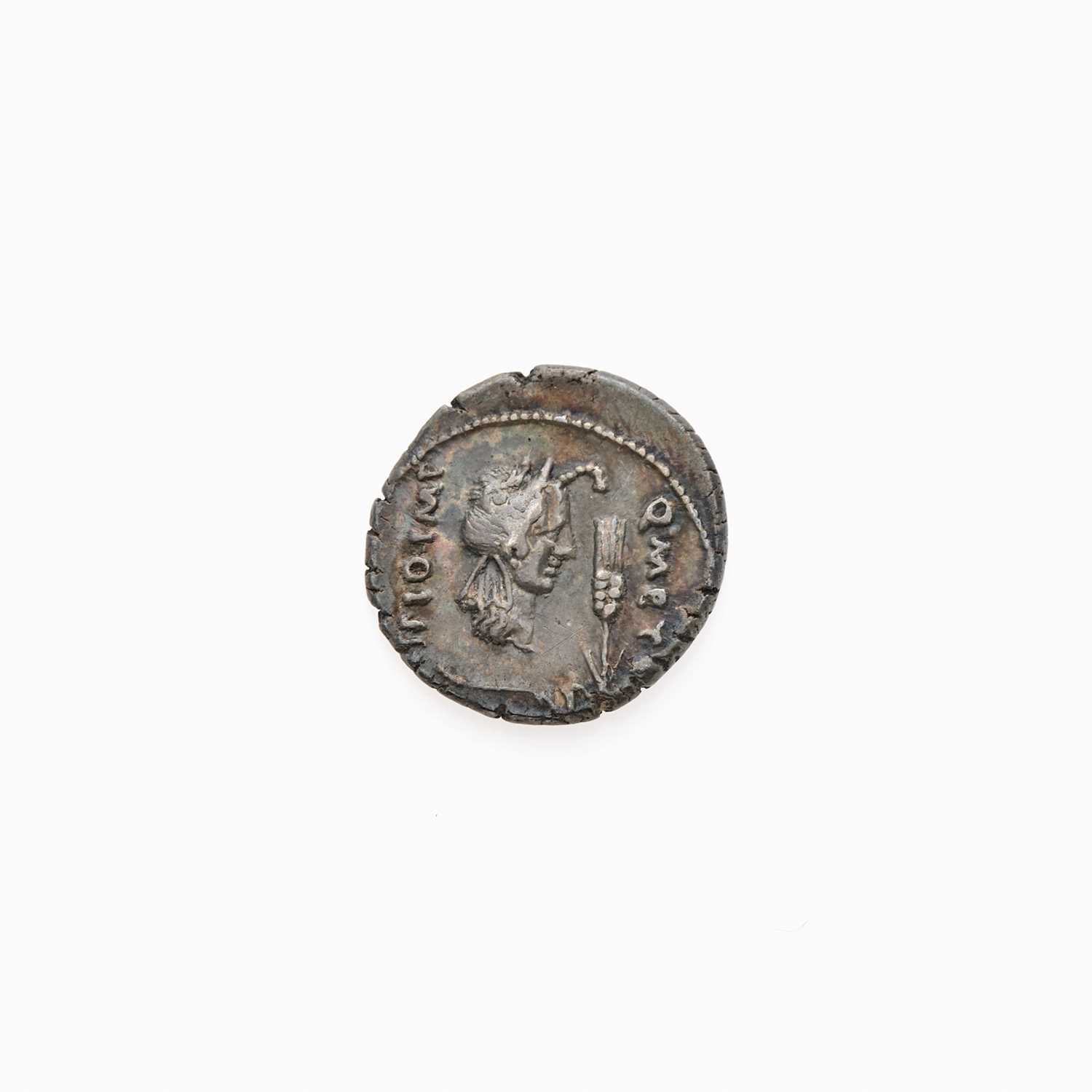 Lot 49 - Q. Caecilius Metellus Pius Scipio, Imperator. c. 47-46 B.C.E. AR Denarius (3.93g, 18mm).