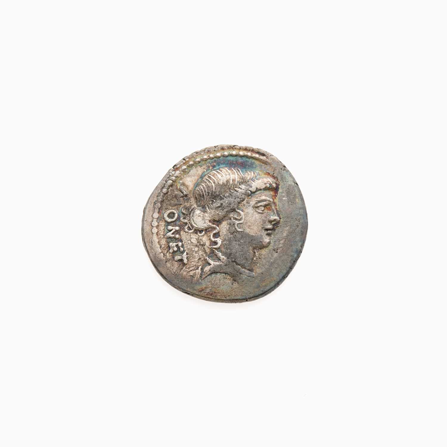 Lot 50 - T. Carisius. c. 46 B.C.E. AR Denarius (3.79g, 20mm).