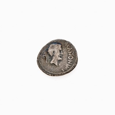 Lot 58 - Julius Caesar and Mark Antony. c. 43 B.C.E. AR Denarius (3.65g, 19mm).
