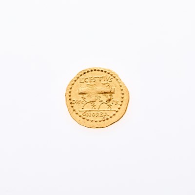 Lot 60 - L. Cestus and C. Norbanus. c. 43 B.C.E. AV Aureus (7.98g, 20mm).