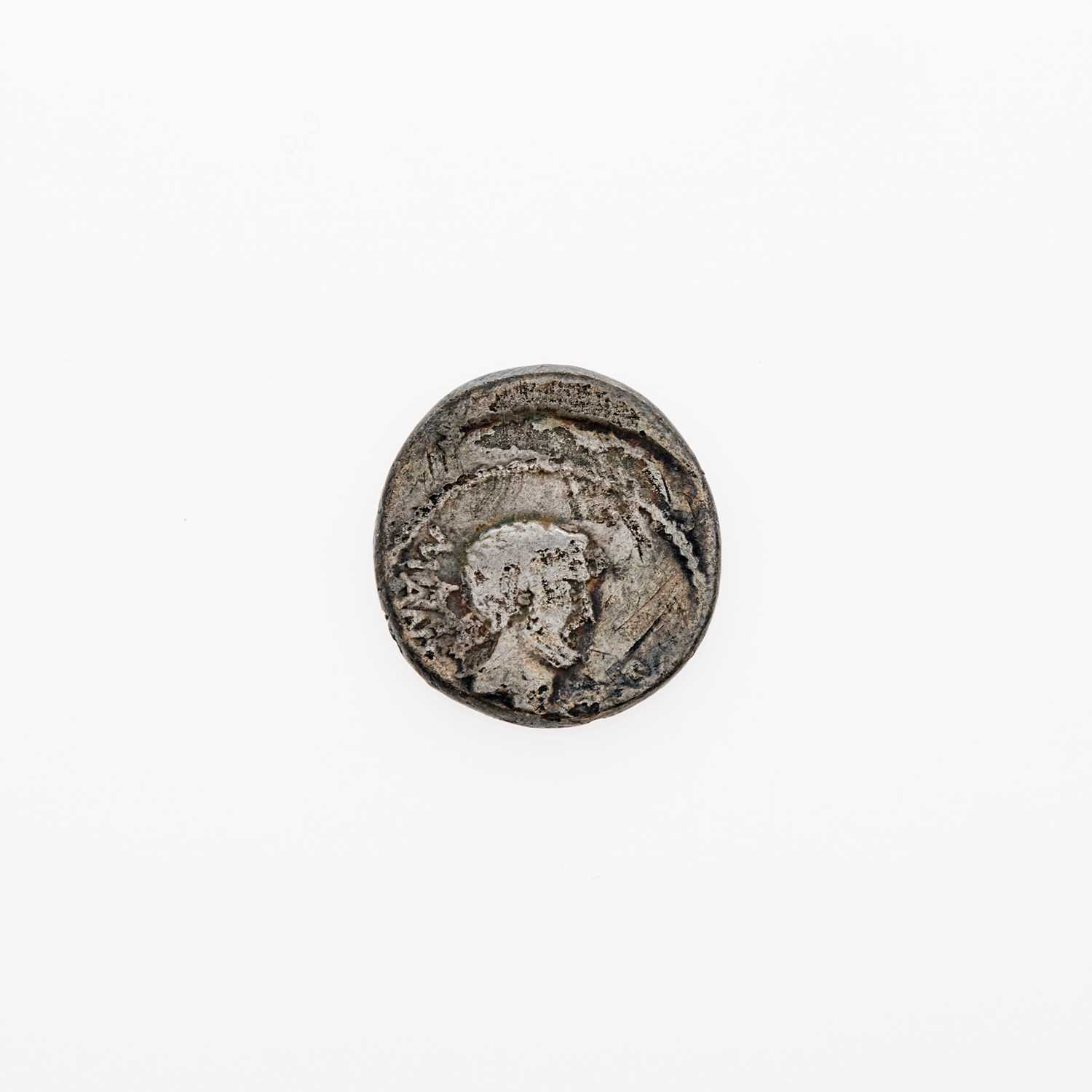 Lot 67 - Mark Antony. c. 42 B.C.E. AR Denarius (3.48g, 17.5mm).