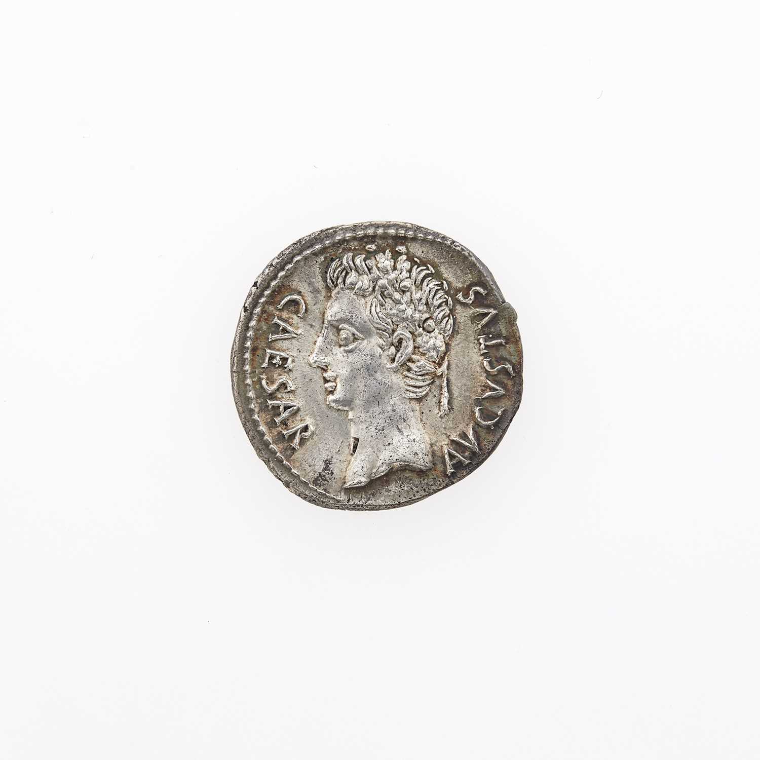 Lot 82 - Augustus. c. 19 B.C.E. AR Denarius (3.84g, 20mm).