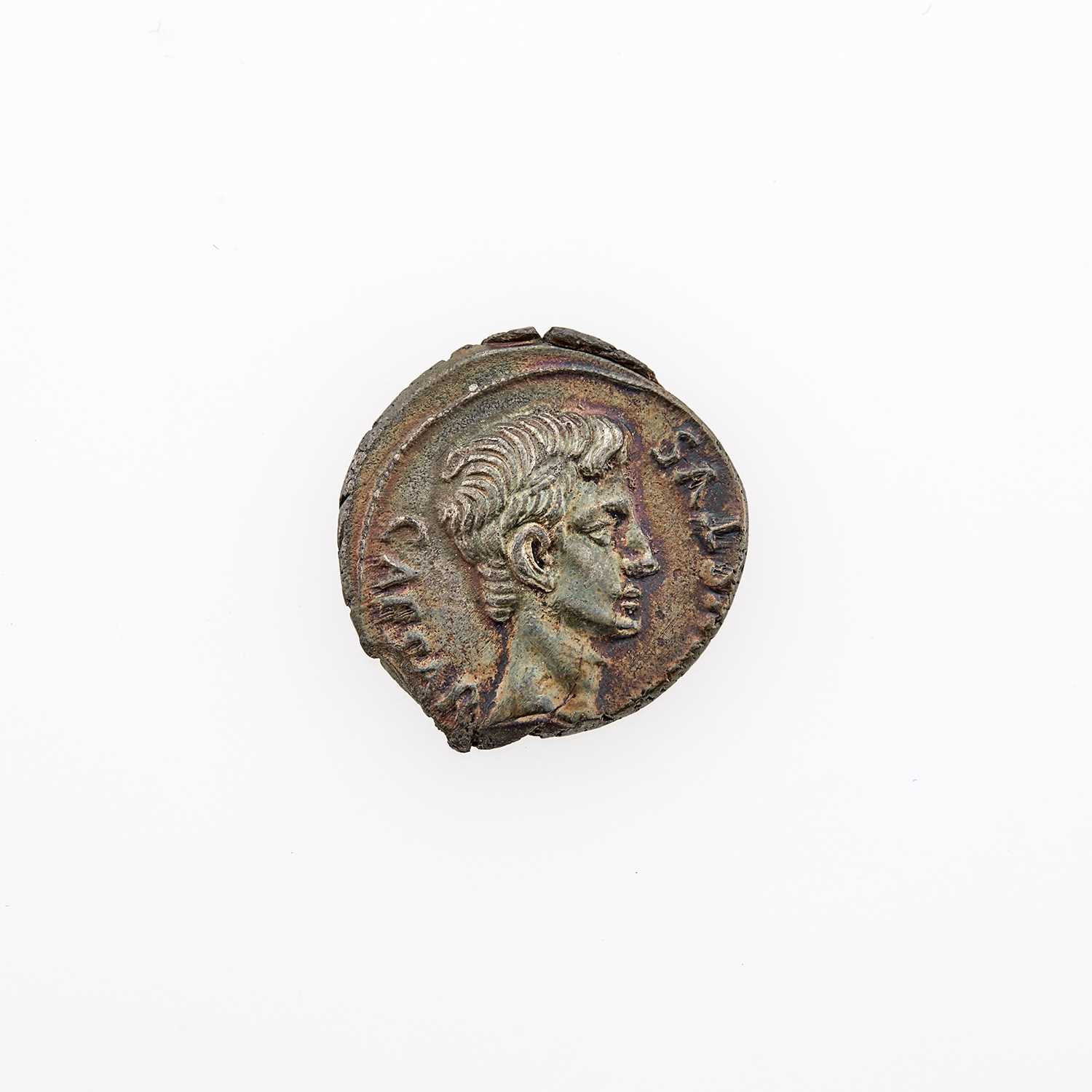 Lot 85 - Augustus. c. 19 B.C.E. AR Denarius (3.76g, 18.5mm).