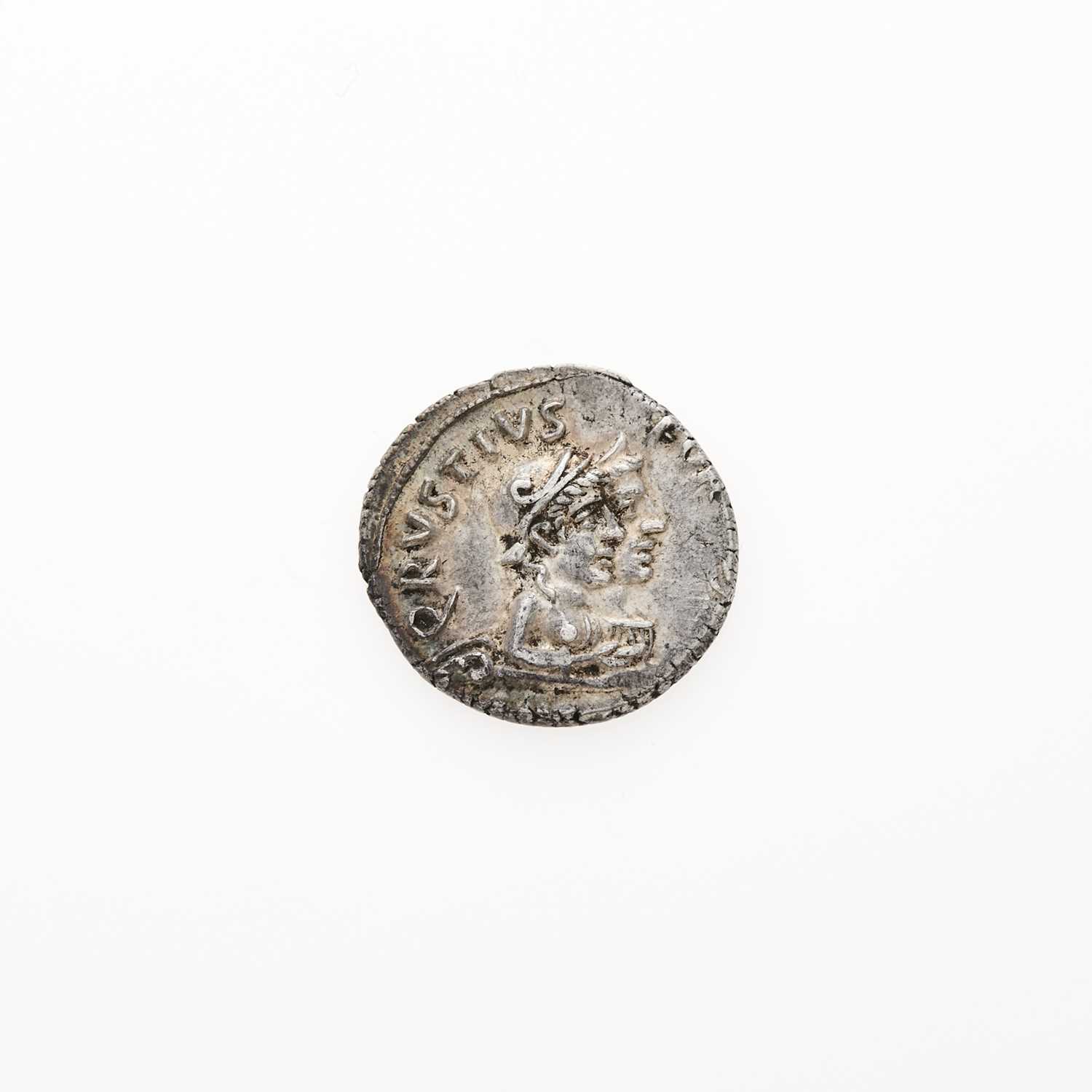 Lot 87 - Augustus and Q. Rustius (Moneyer) c. 19 B.C.E. AR Denarius (3.62g, 18mm).