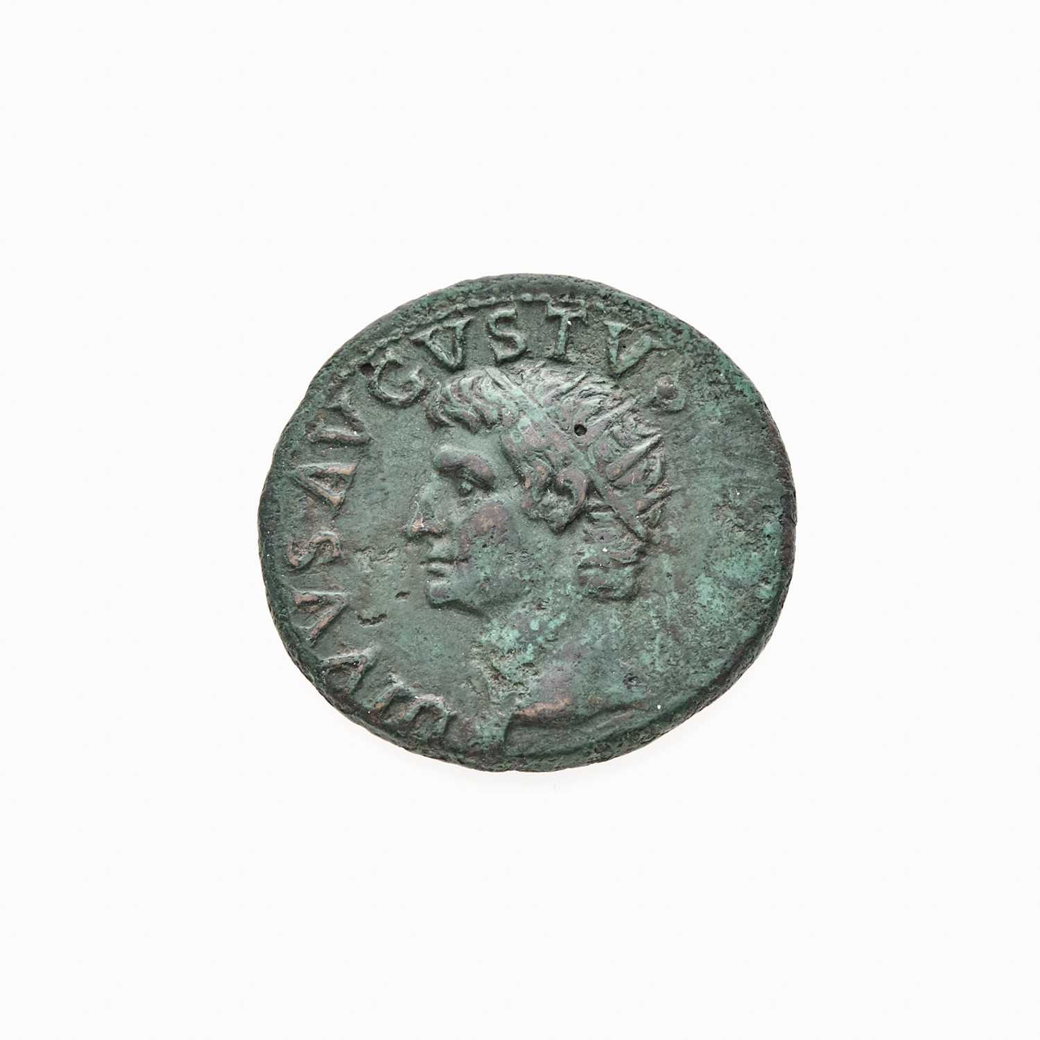 Lot 95 - Divus Augustus, struck posthumously by Tiberius. c. 14-37 C.E. AE As. (9.92g, 27mm).