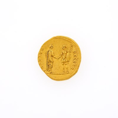 Lot 99 - Claudius. c. 41-42 C.E. AV Aureus (7.84g, 19mm).