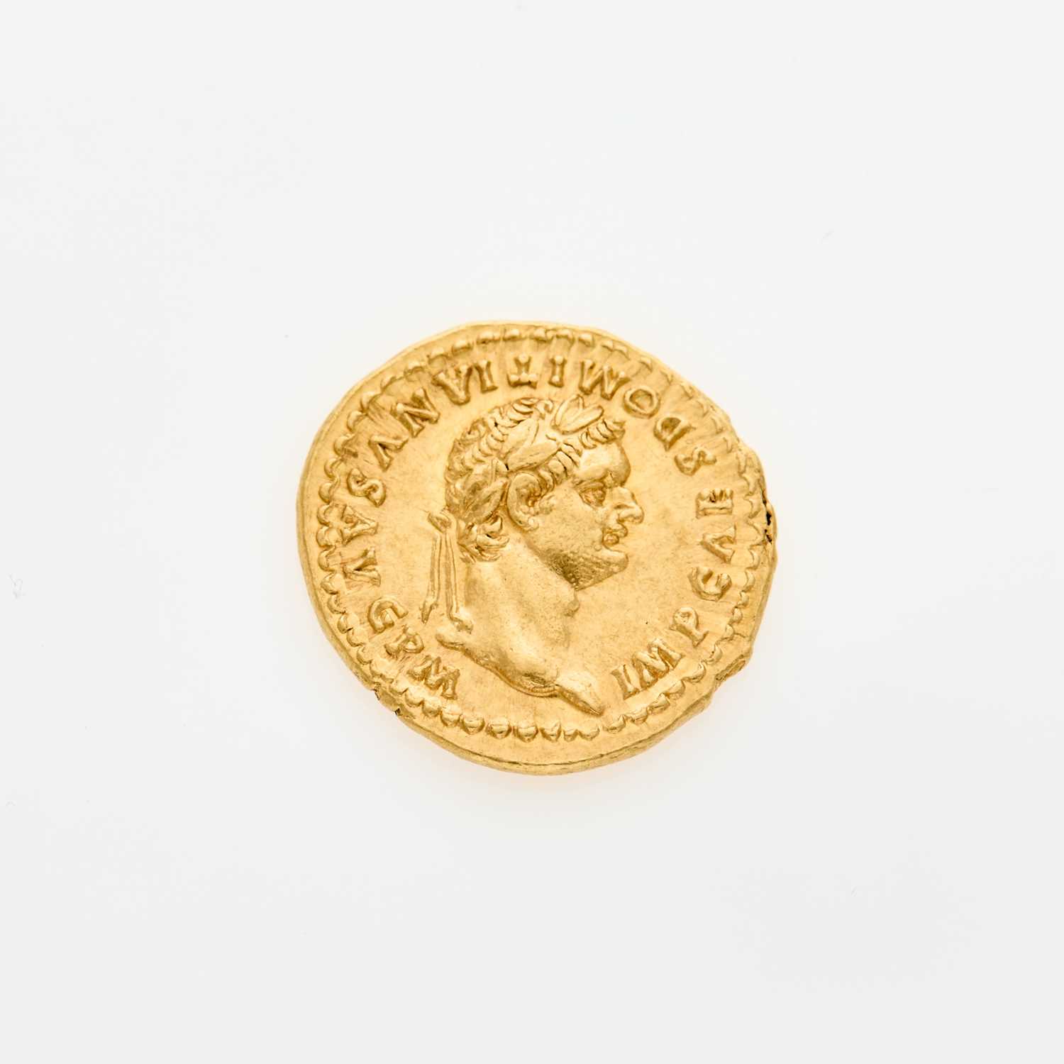 Lot 106 - Domitian, Caesar. c. 82 C.E. AV Aureus (7.75g, 19mm).