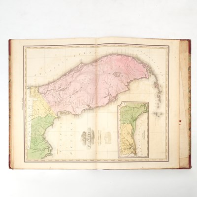 Lot 222 - The 1823 first edition of Tanner's landmark 'New American Atlas,' beautifully hand-colored