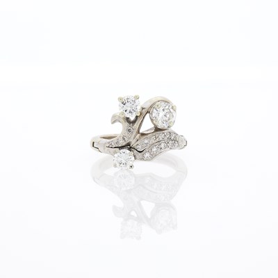Lot 2120 - White Gold and Diamond Ring
