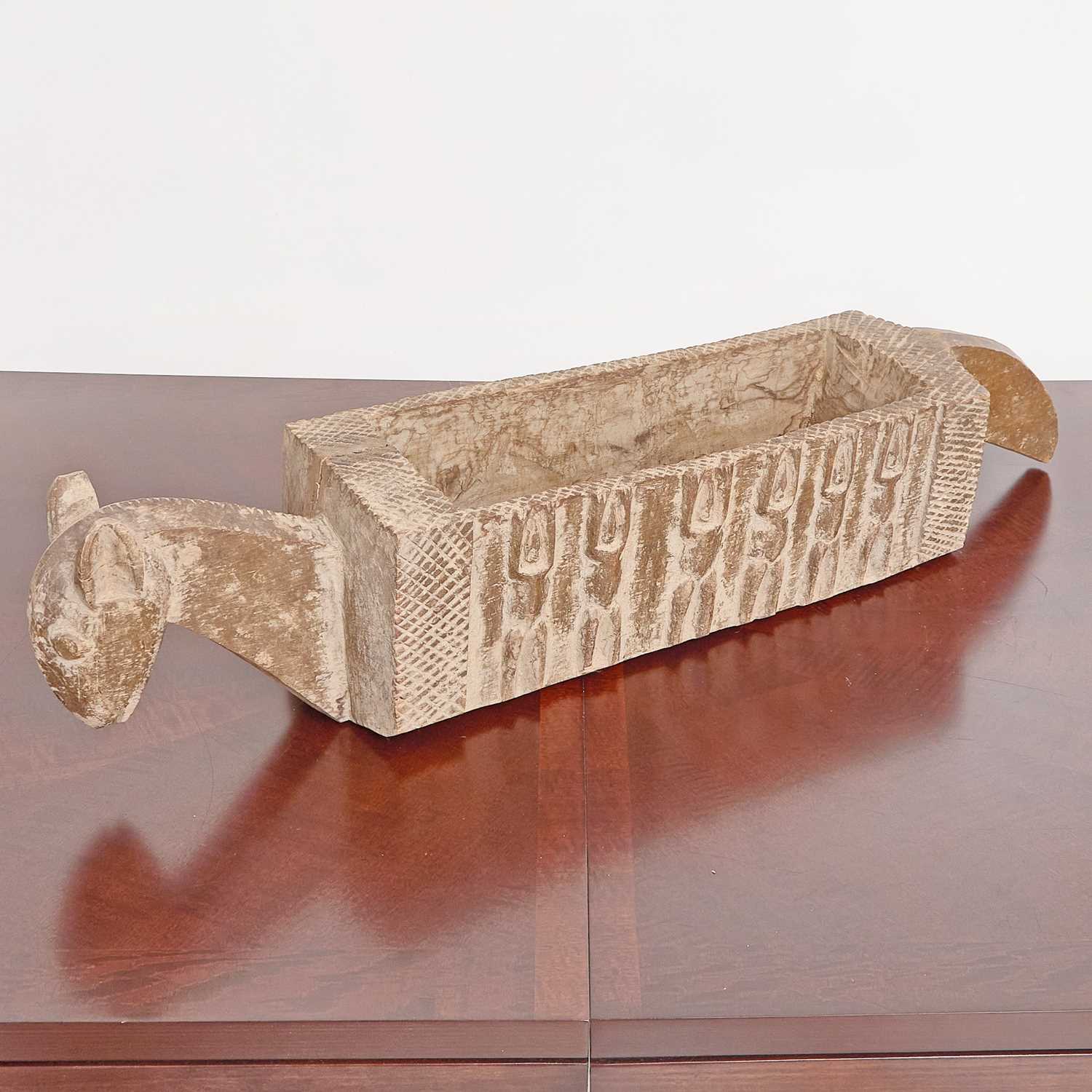 Lot 180 - Pre-Columbian Style Carved Wood Vessel
