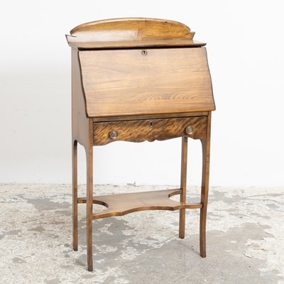 Lot 118 - Continental Walnut Fall Front Desk