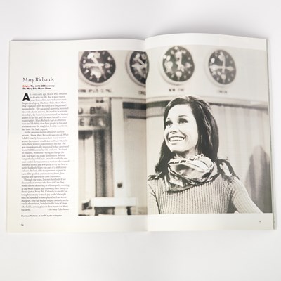Lot 69 - Mary Tyler Moore's handwritten description of Mary Richards for Time Magazine