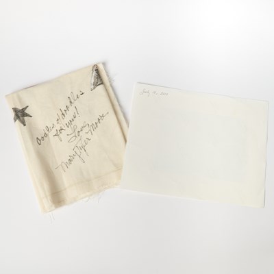 Lot 82 - A hand-made drawing by Mary Tyler Moore