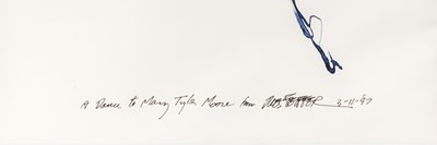 Lot 77 - Inscribed by Jules Feiffer to Mary Tyler Moore