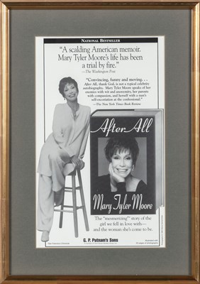 Lot 62 - Framed photographs and ephemera from the career of Mary Tyler Moore