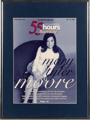 Lot 62 - Framed photographs and ephemera from the career of Mary Tyler Moore