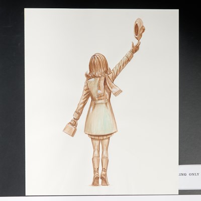 Lot 73 - Three renderings of the Mary Tyler Moore TV Land statue in Minneapolis