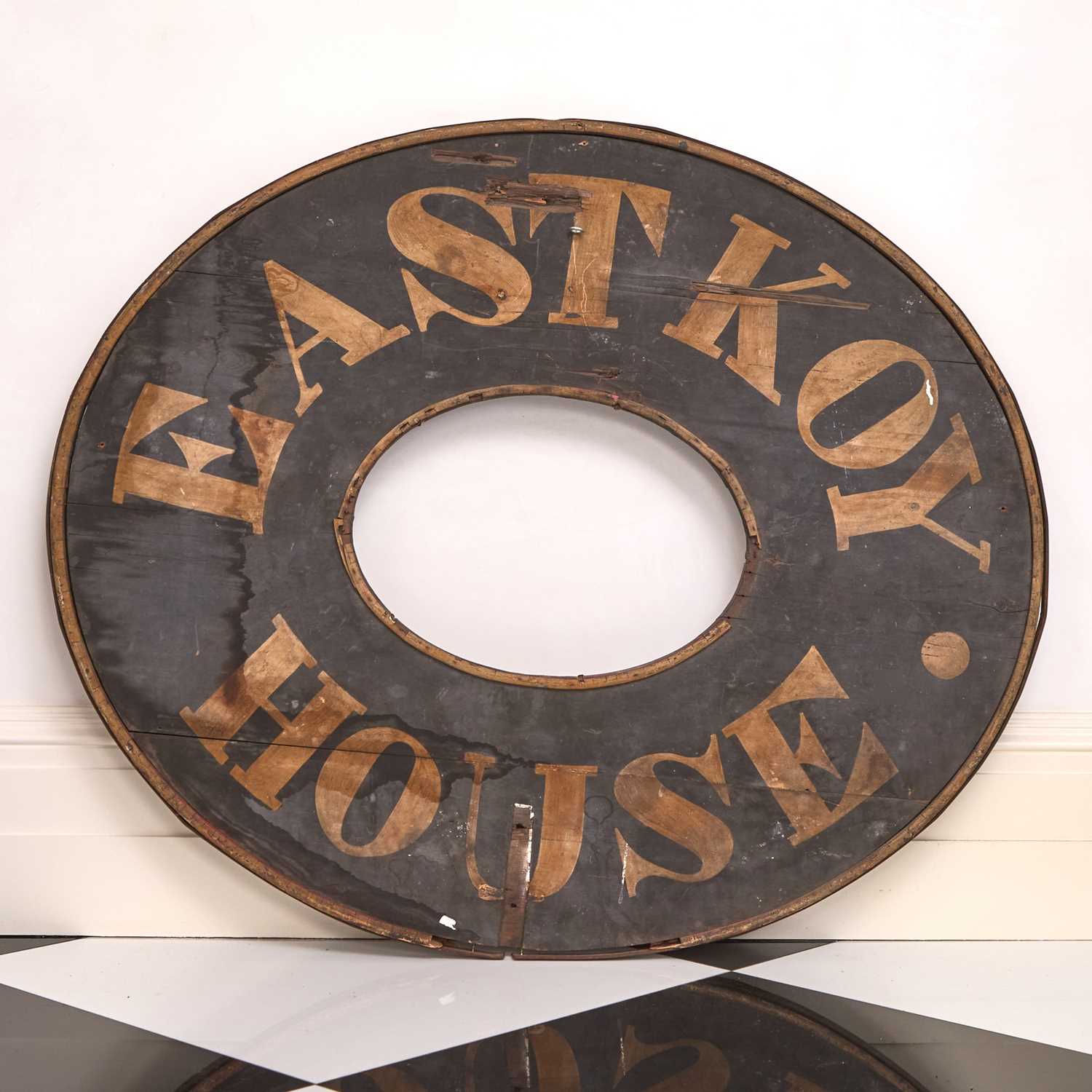 Lot 316 - East Koy House Painted Wood Sign
