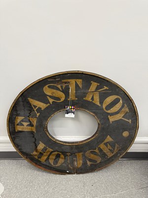Lot 316 - East Koy House Painted Wood Sign