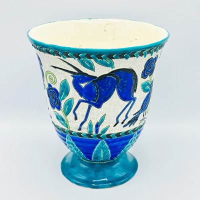 Lot 1063 - Charles Catteau for Boch Freres Keramis Art Deco Vase