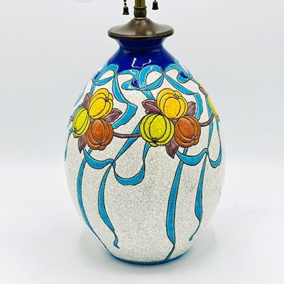 Lot 1070 - Charles Catteau for Boch Freres Keramis Art Deco Vase