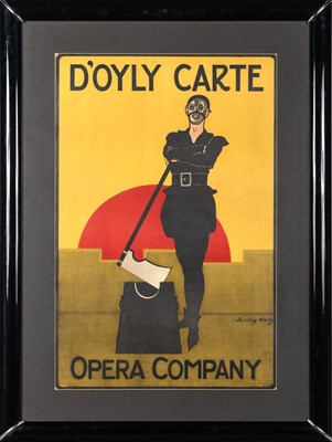 Lot 645 - Two scarce Dudley Hardy posters for D'Oyly Carte Opera Company