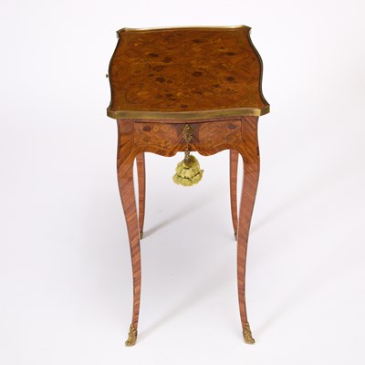 Lot 7 - Louis XV Gilt-Bronze Mounted Kingwood and Marquetry Occasional Table