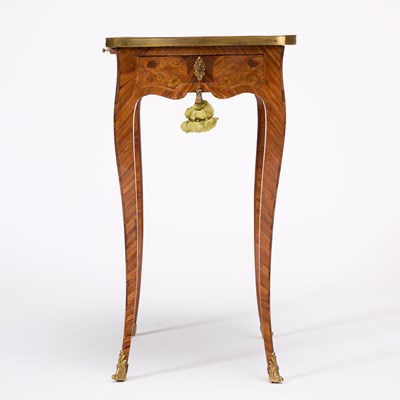 Lot 7 - Louis XV Gilt-Bronze Mounted Kingwood and Marquetry Occasional Table