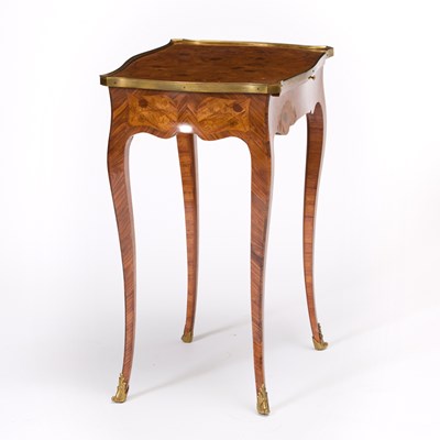 Lot 7 - Louis XV Gilt-Bronze Mounted Kingwood and Marquetry Occasional Table