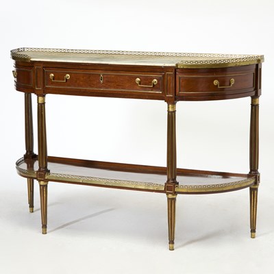 Lot 186 - Directoire Brass-Mounted Console Desserte