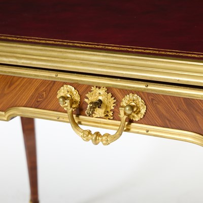 Lot Regence Style Gilt-Bronze Mounted Kingwood Bureau Plat by Sormani