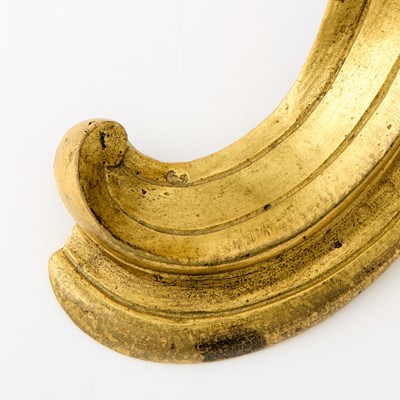 Lot 62 - Pair of Louis XV Ormolu Chenets