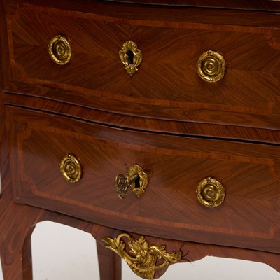 Lot 56 - Louis XV/XVI Transitional Ormolu-Mounted Kingwood Commode