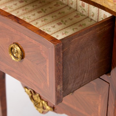 Lot 56 - Louis XV/XVI Transitional Ormolu-Mounted Kingwood Commode