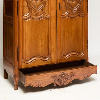 Lot 17 - Louis XIV Provincial Walnut Armoire