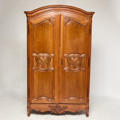 Lot 17 - Louis XIV Provincial Walnut Armoire