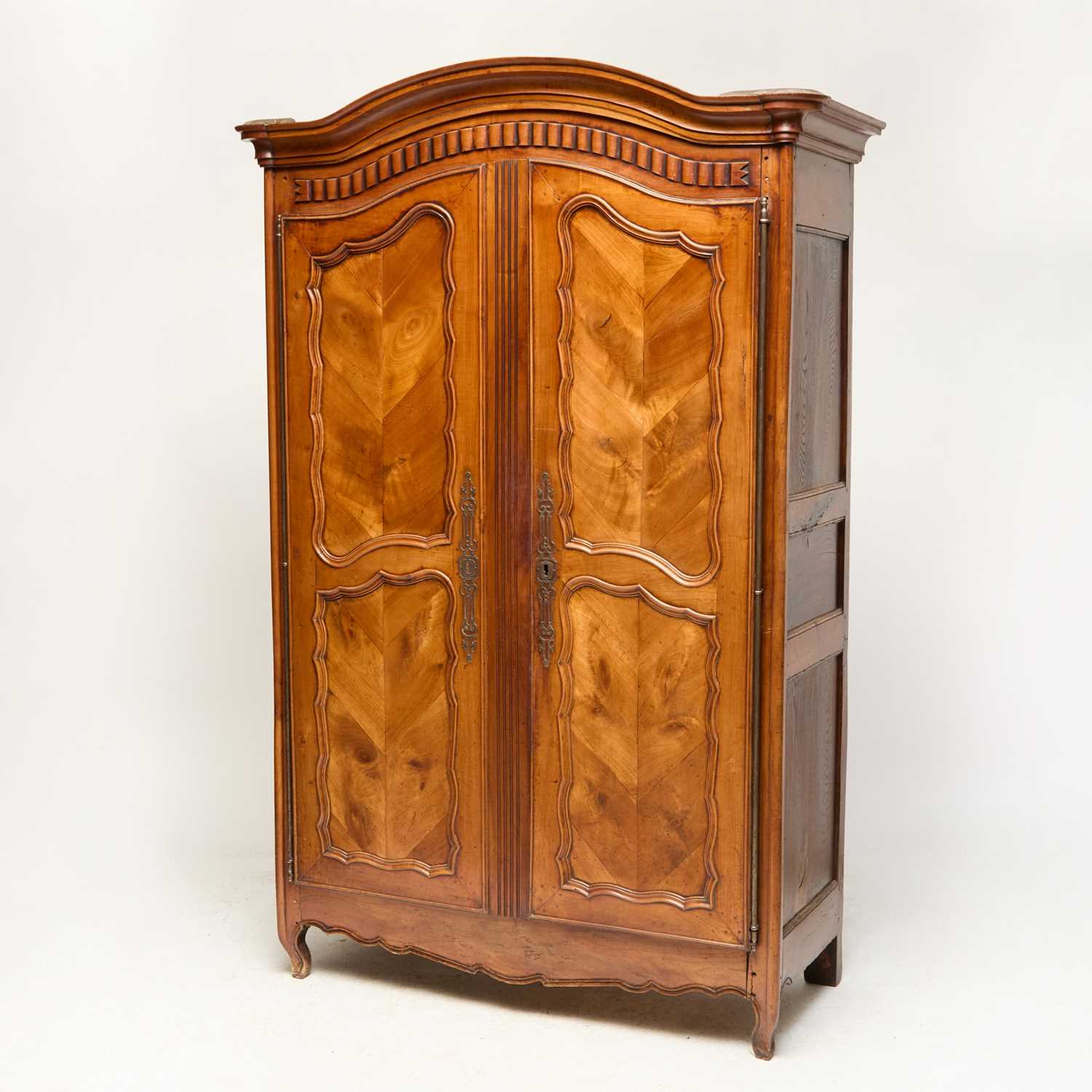 Lot 23 - Louis XV Fruitwood and Chestnut Armoire
