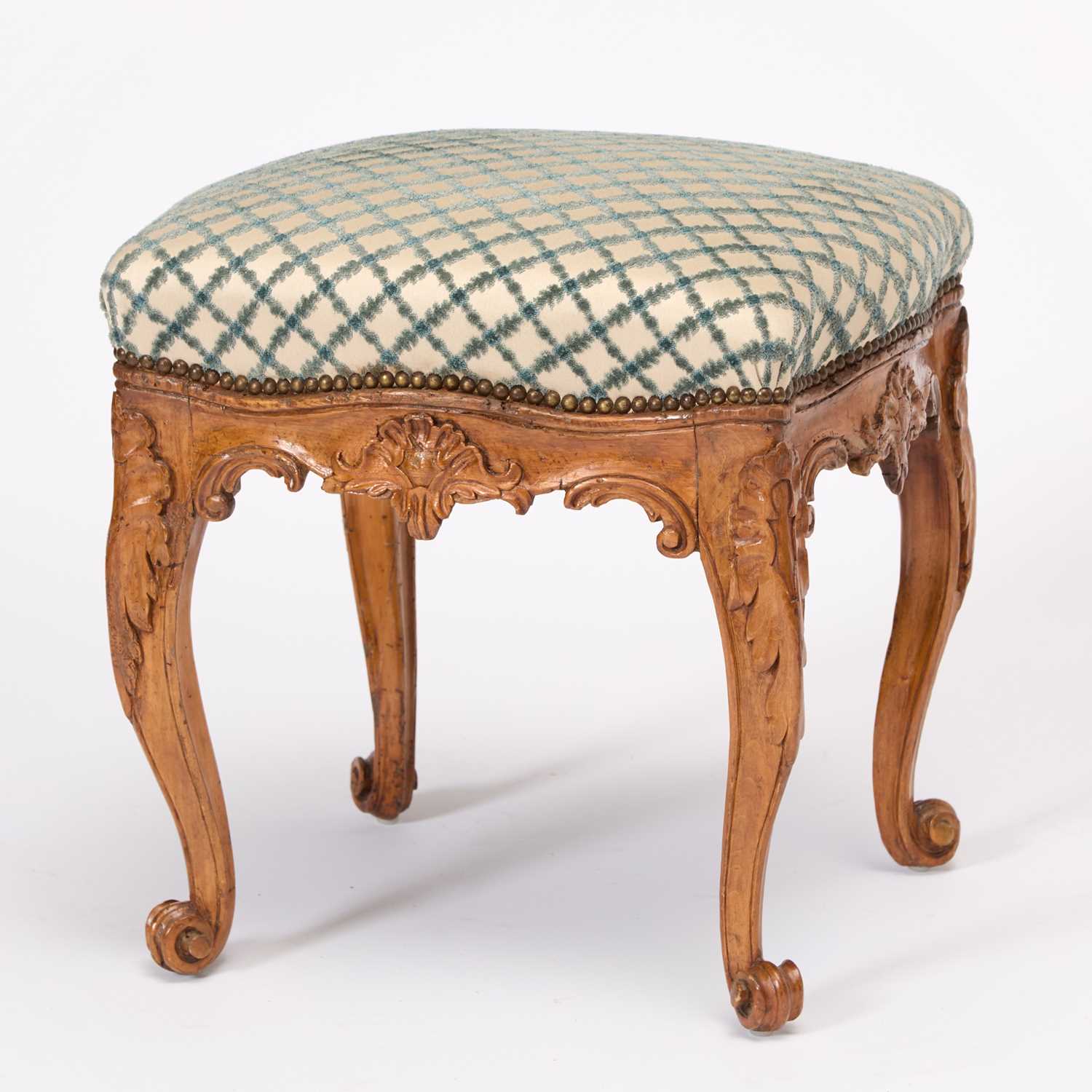 Lot Louis XV Fruitwood Stool