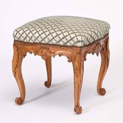 Lot Louis XV Fruitwood Stool