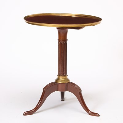 Lot 58 - Louis XVI Gilt-Bronze Mounted Mahogany Tilt-Top Gueridon